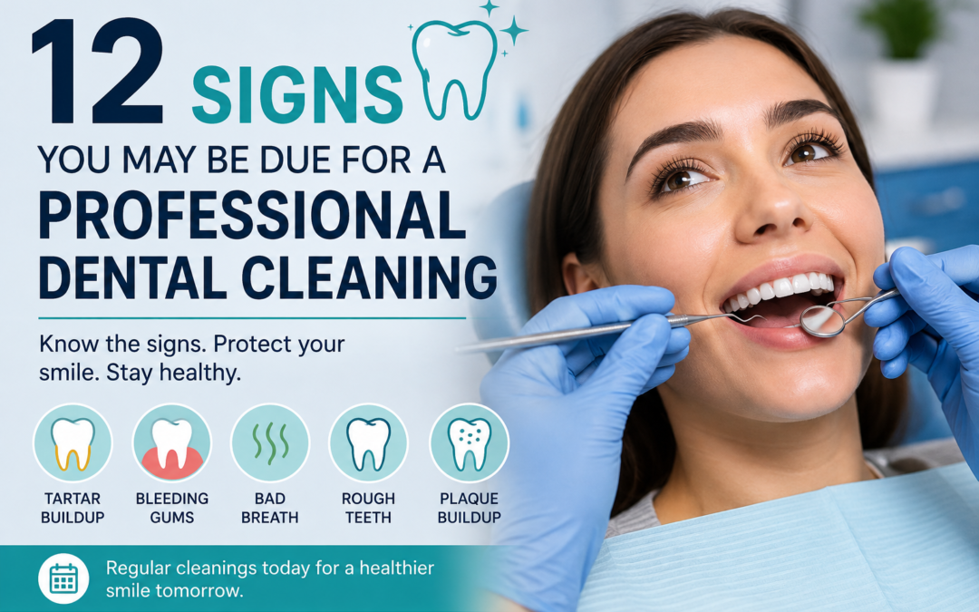 Ideal Smile Dental | 12 Signs You May Be Due for a Professional Dental Cleaning